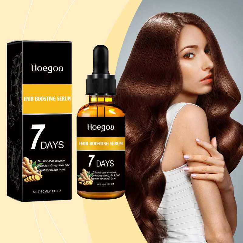 

Ginger Hair Growth Serum - Helps Nourish Roots, Balance Scalp Oil, Reduce Breakage For Thicker Healthier Hair, Herbal Formula