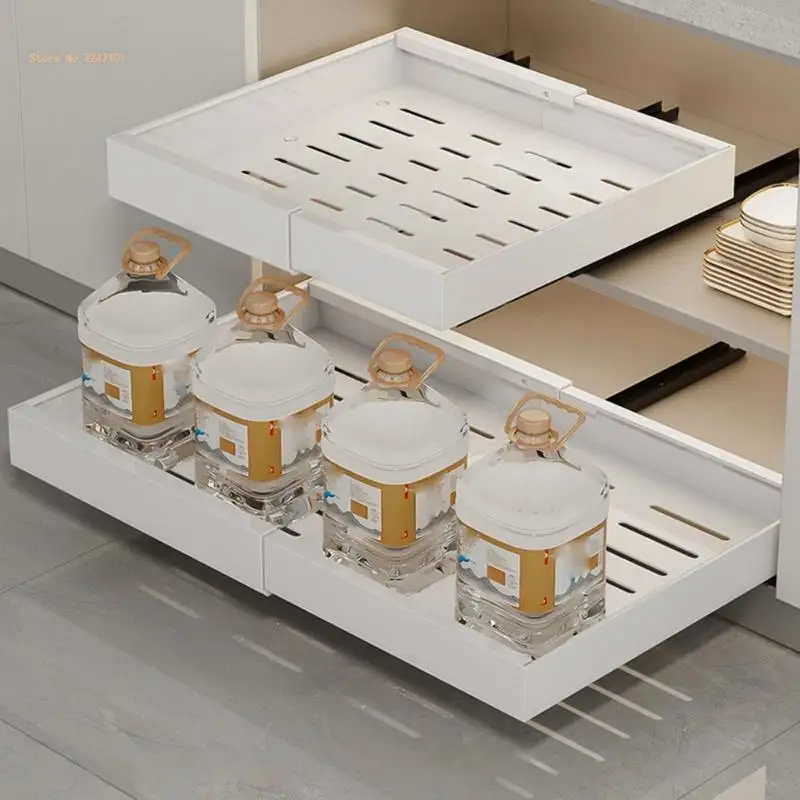 

Space Saving Cabinet Organizers Practical Drawer for Kitchen Storage Dropship