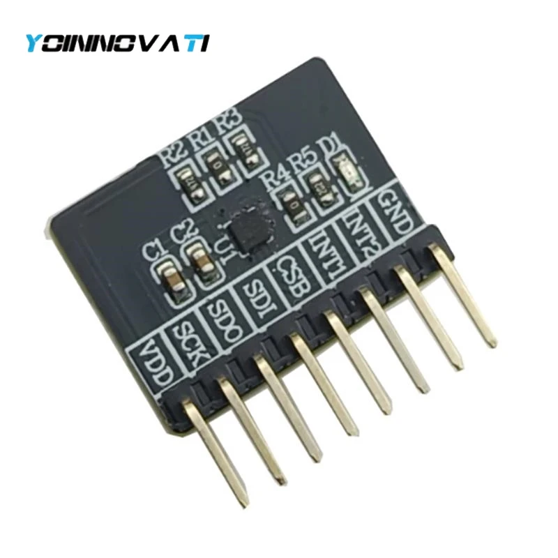 1PCS QMA6100P 3-Axis Accelerometer Module, Attitude Detection & Pedometer Verification Board with I2C/SPI Interface