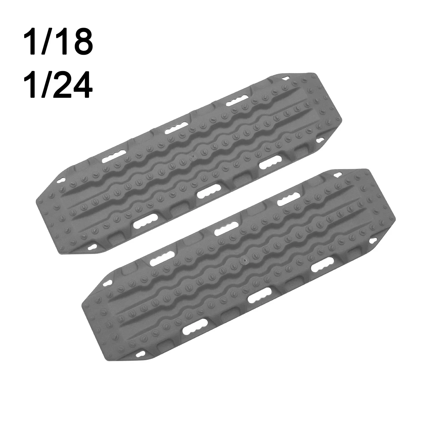 1 Paar Kunststoff-Fluchtrampen-Dekorationsteile für 1/10 1/18 1/24 RC Crawler Car SCX10 TRX-4 CC01 SCX24 Traxxas TRX4M