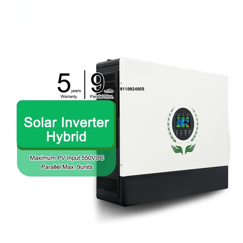 

10 kw Hybrid Solar Inverter 10kw 10kva 48V on Grid off Grid Parallel Dual Outputs Single Phase for Home Power
