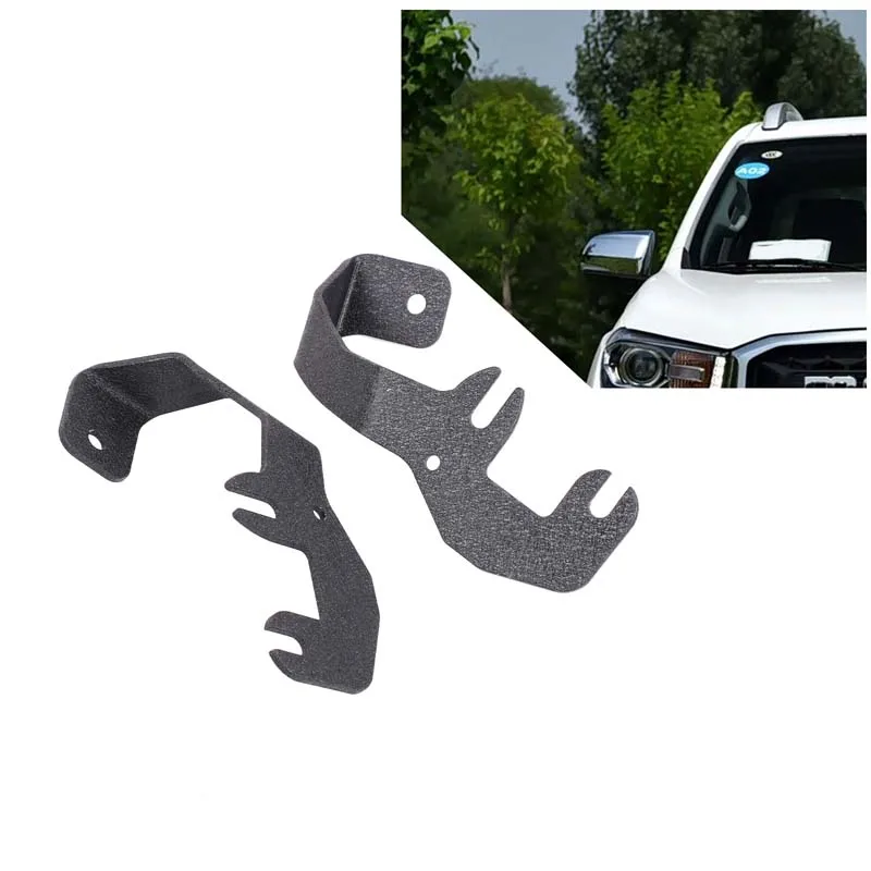 Carbon Steel Black For Maxus T60 T70 T90 Car A-pillar Spotlight Bracket Car Exterior Modification Accessories
