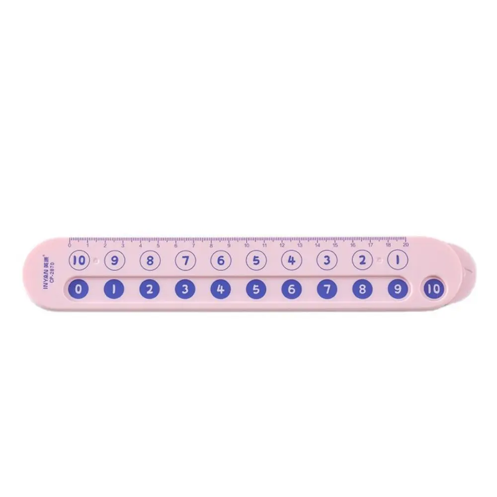 Early Education Number Decomposition Ruler Stationery Enlightenment Aid Straight Ruler Educational Plastic Student Ruler