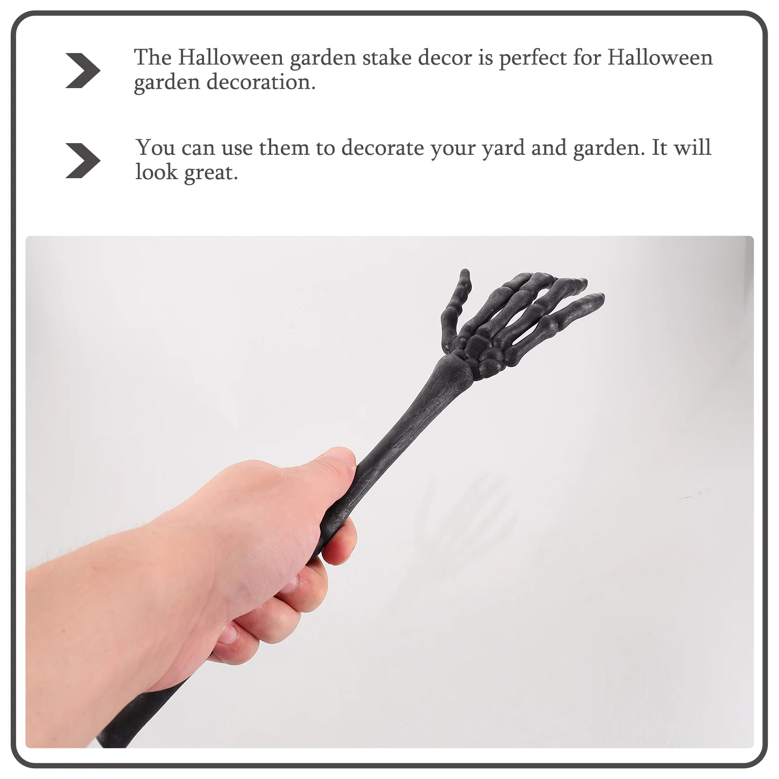 

Glowing Stakes Realistic Halloween DecorationsGolden Scary Party Supplies Lawn Graveyard Scene Arm Stakes
