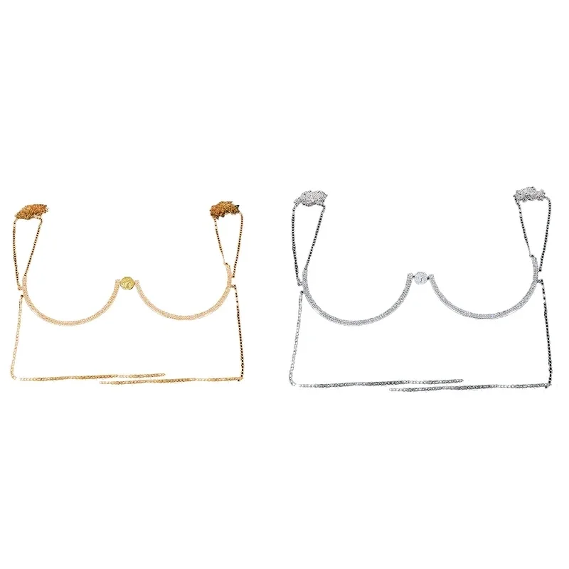 

Женская цепочка для тела в стиле бохо, бюстгальтер, нагрудные цепочки, летняя женская бижутерия