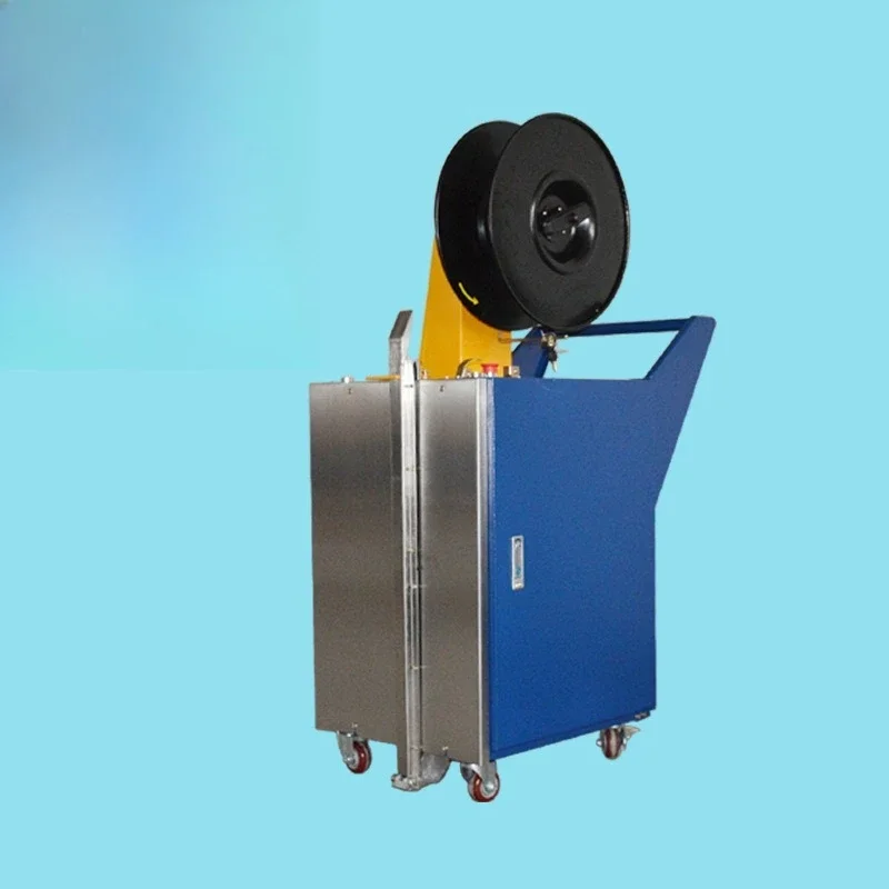 Automatic arrow-piercing pallet baler PP with hot melt tray Automatic baler Carton packaging machine