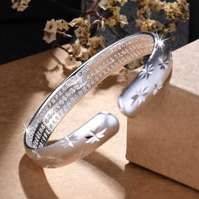 925 Sterling Silver Bracelets for Women Men String Accessories Retro Barckling Star Pendant Party Jewelry Gift