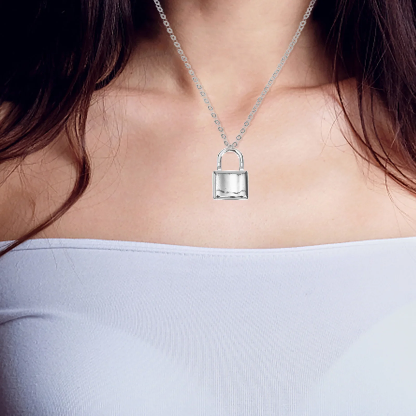 

10 шт., подвеска с замком из нержавеющей стали, очаровательные ювелирные аксессуары, простое ожерелье «сделай сам», браслет, брелок, принадлежности для изготовления