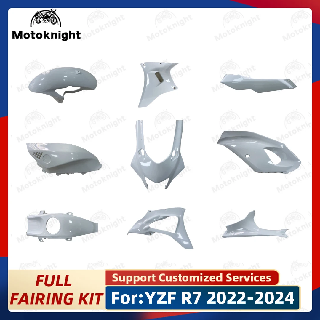 Fairing Kit Fit For Yamaha YZF R7 2022 2023 2024 Full Set Motorcycle Fairings Unpainted Bodywork Kits New ABS Plastic