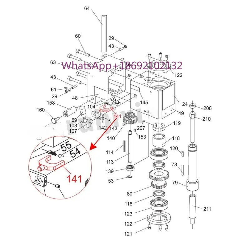 Mini Mill High-Low Shifting Fork for Lathe Accessories X2/X2L/ G8689/CX605/JET JMD-1L LC2A0211A