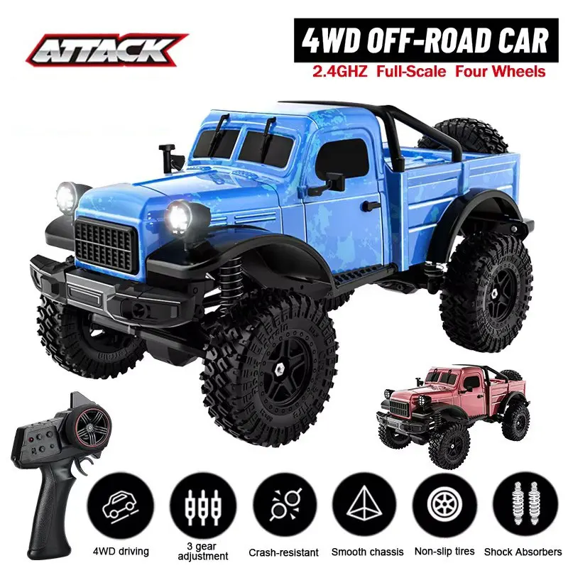 

JJRC C8813 RC Грузовик 2.4G 4WD RC Пикап Автомобиль для скалолазания Внедорожник Имитационная модель RC Гусеничный автомобиль Игрушки в подарок для детей и взрослых