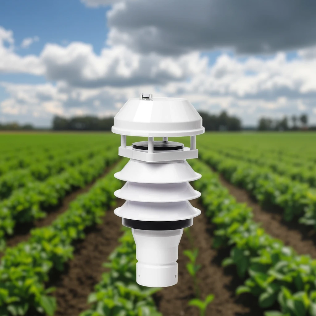 محطة الطقس لنظام Pv الزراعي OceanModbus Rtu 7 في 1 Rs485 Mini Meteorological Ultrasonic Compact