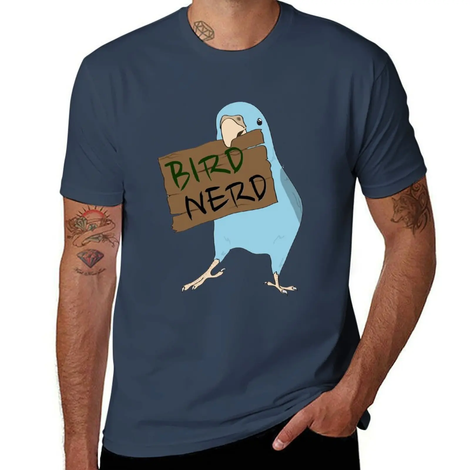 Bird Nerd T-Shirt essential t shirt t shirt for man 100 percent cotton T-Shirt