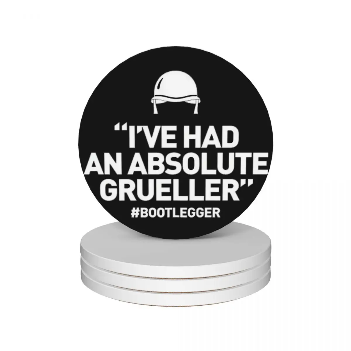 

Bootlegger - I've had an absolute grueller Ceramic Coasters (Set of 4) for drinks aesthetic cute drinks Coasters