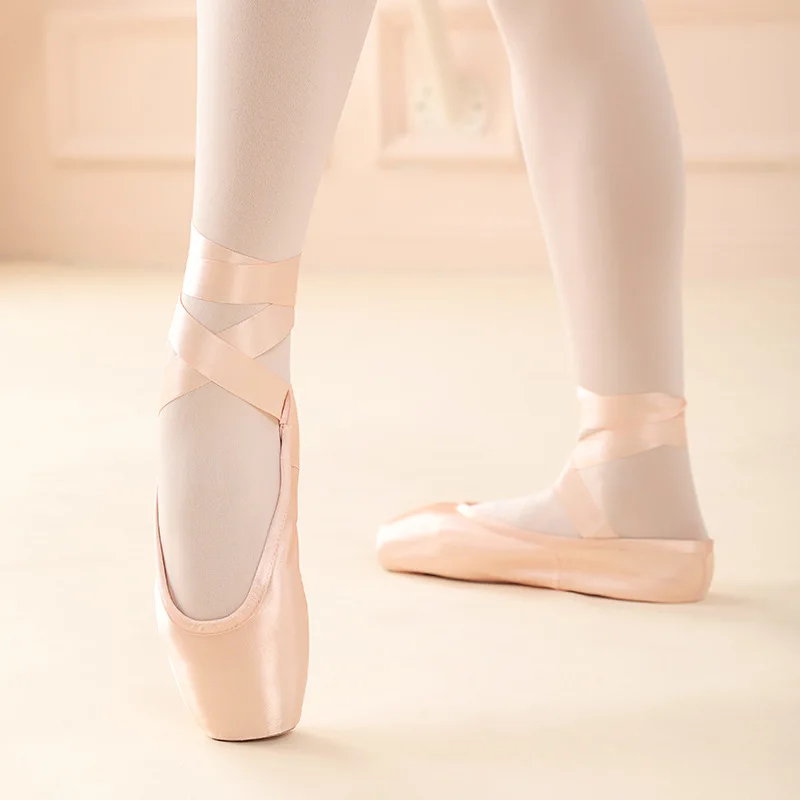 Children's Ballet Shoes with Straps for Beginners To Practice Retro Flat Toe Shoes