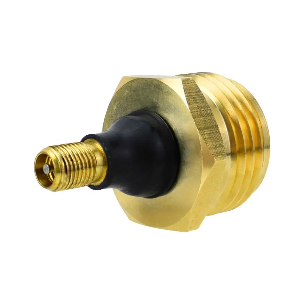 2PCS Durable Brass Blow Out Plug 1/4 Inch Heavy Duty Water Line Plug with Belt Air Hose Plug For Travel Trailer
