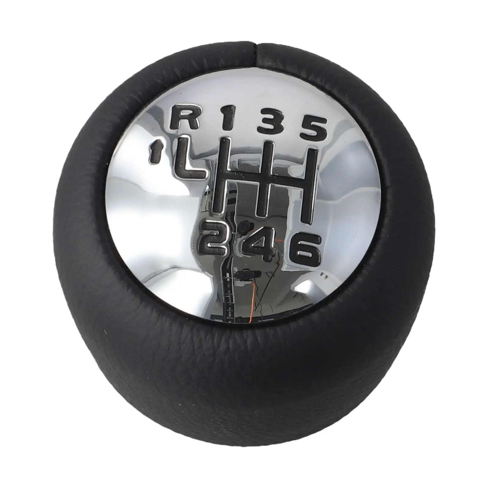 For Automotive Use Chome Shift Knob Car Gear Knob 6 Speed Manual Shift Lever Handle Professional Installation Recommended