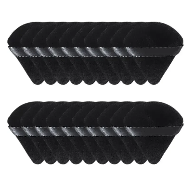 2/5/10/20 Stuks Driehoek Poederdons Nat Droog Gebruik Voor Losse Poeder Vloeibare Cosmetische Zachte Pluche poederdons Make-Up Foundation Nieuw In T