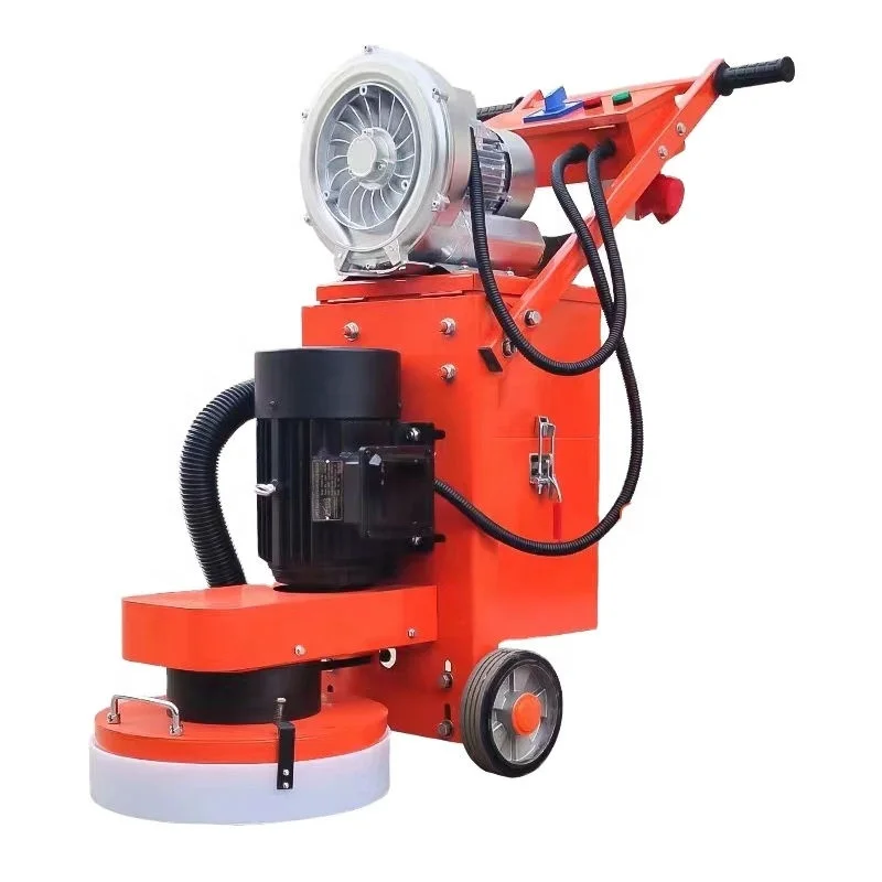 Industrial Surface Grinding Machines Hand Push Concrete Grinder With Vacuum Cleaner