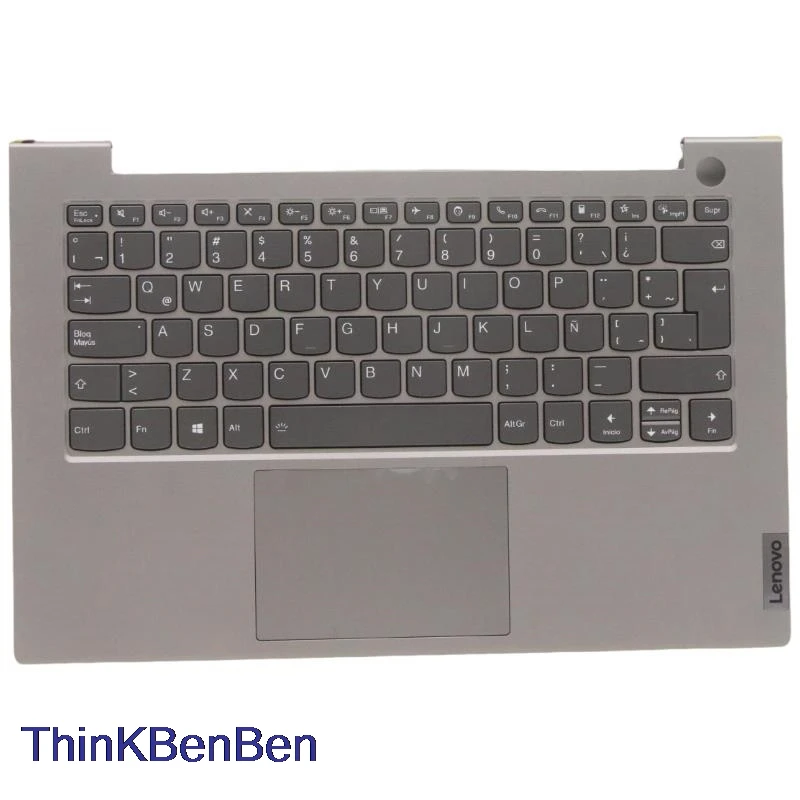 

LAS Latin Spanish Mineral Gray Keyboard Upper Case Palmrest Shell Cover For Lenovo ThinkBook 14 G2 G3 ITL ARE ACL 5CB1B33140