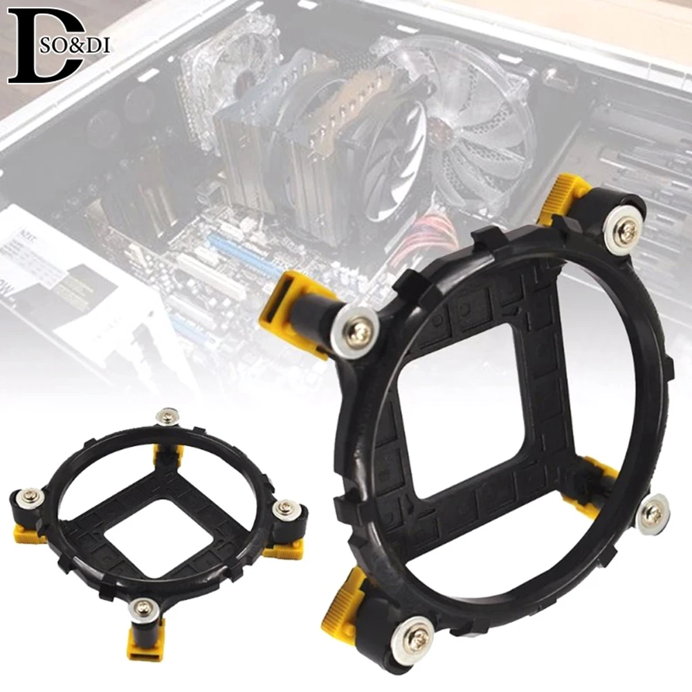 1Pcs CPU Fan Bracket Holder Radiator PC Cooling Fans Heatsink Holder Stable Practical Easy Install For LGA775 115X 1366