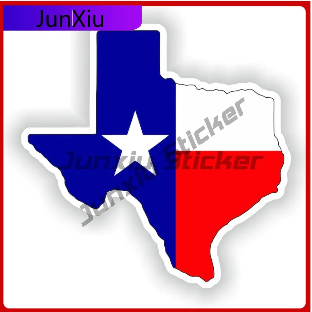 

Texas Usa Trendy Boat Anti Scratch Decal Vinyl Window Durable Weatherproof Anime National Art Cute Decoration Bumper Resistant