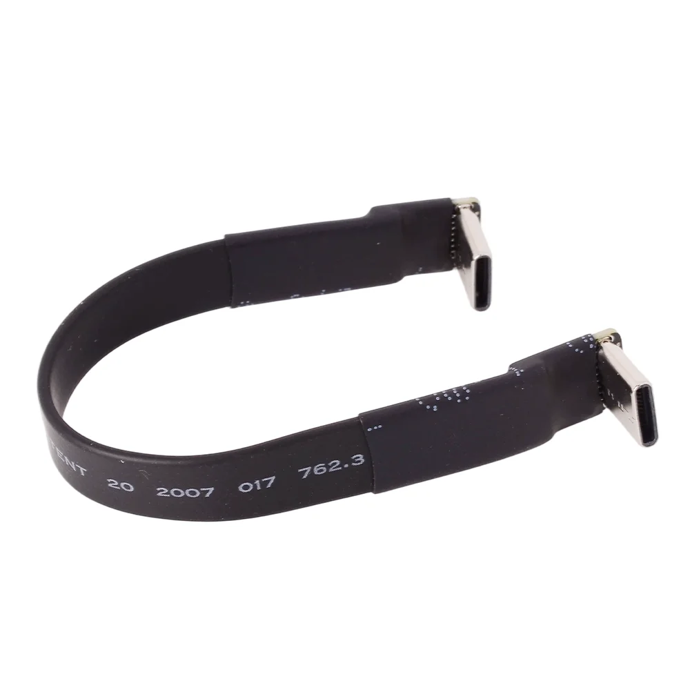 Cavo di prolunga piatto per ricarica dati da 90 gradi 13P USB 2.0 tipo C a tipo C OTG Fold USB C maschio femmina FPV cavo per fotografia aerea