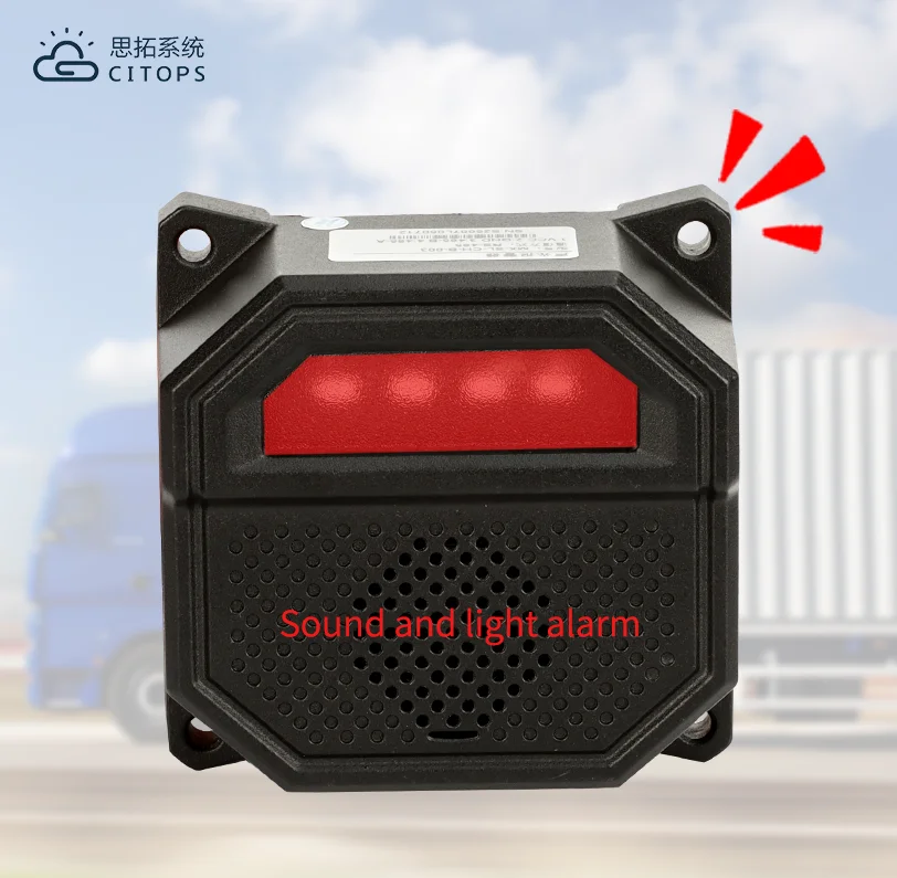 

Система предупреждения о слепых зон, 5 Вт, динамик, светодиодный стробоскоп, сигнализация для слепых зон автомобиля, голосовое предупреждение для пешеходов, IP67, промышленная сигнализация