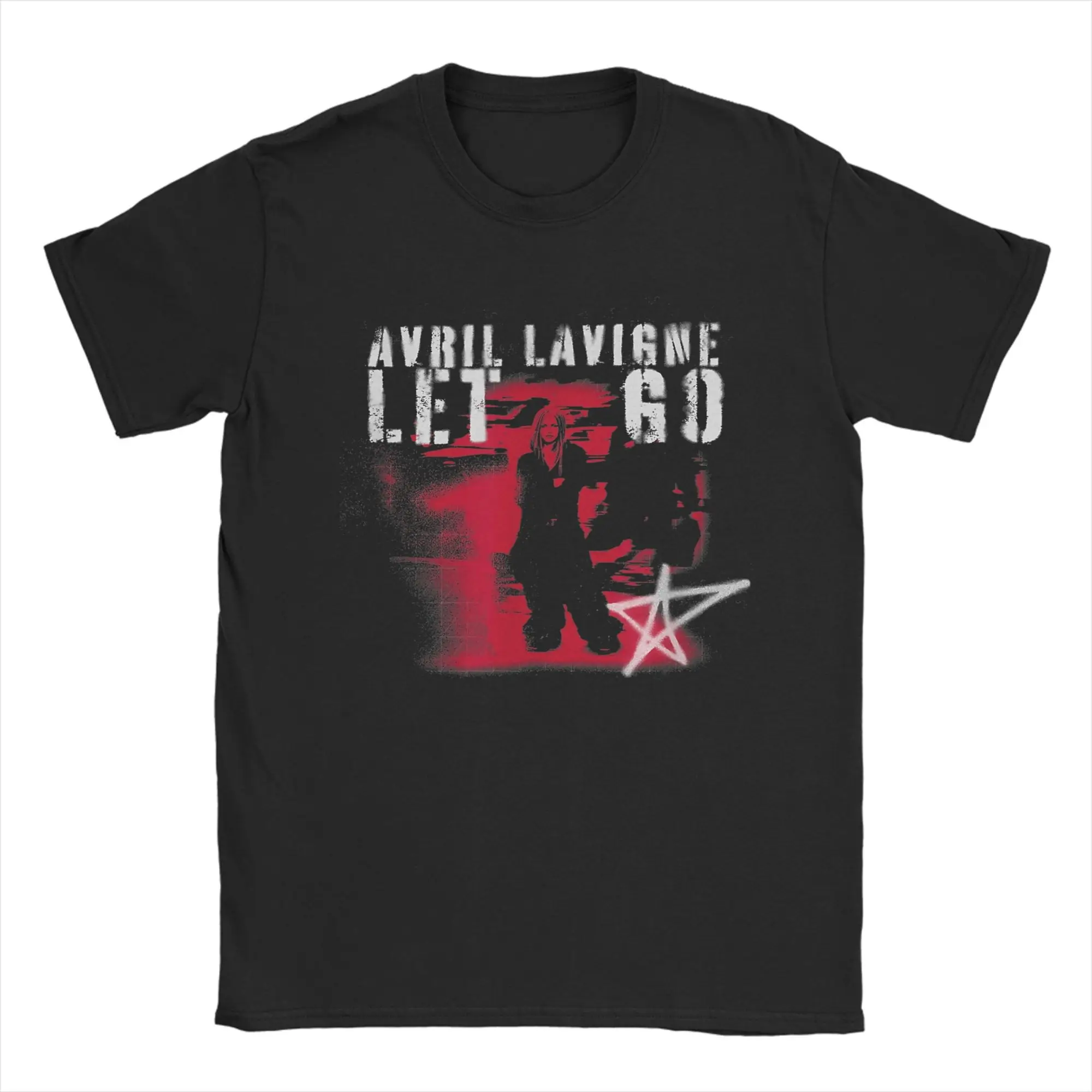 

Мужская футболка Avril Lavigne Let Go, новинка, футболки из 100% хлопка, футболки с круглым воротником и короткими рукавами, топы 6XL