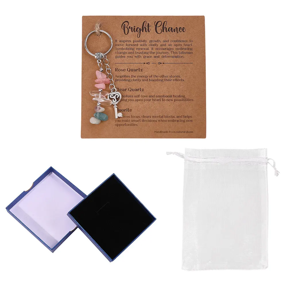 Keychain Gift New Beginnings Gift Stones Keychain Gifts for Women Coworker New Job Promotion Farewell Retirement Graduation Sun