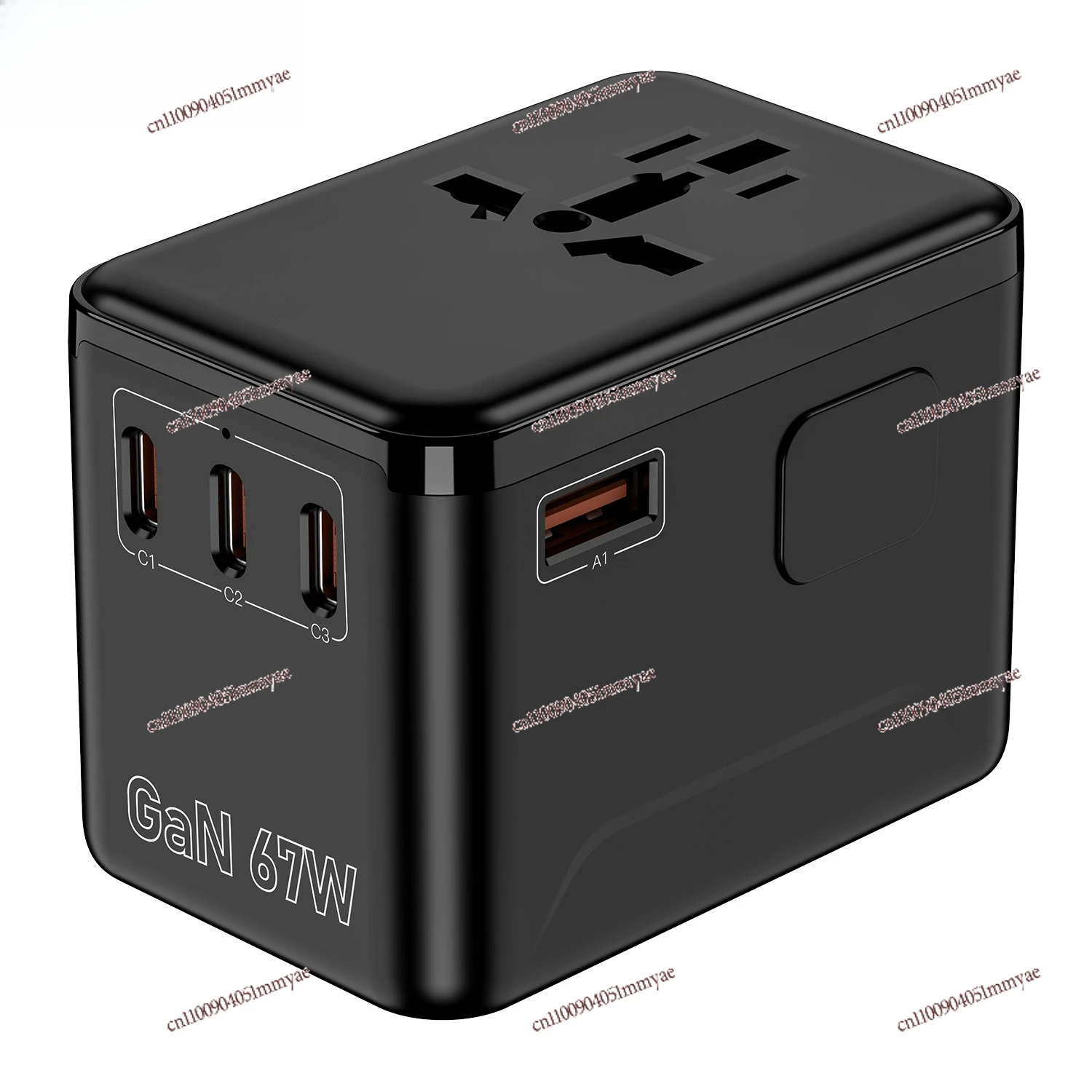 

Bestseller Rnew Gallium Nitride Fast Charging 67W Multi-function Plug Travel Charging Socket Conversion Socket Conversion Plug