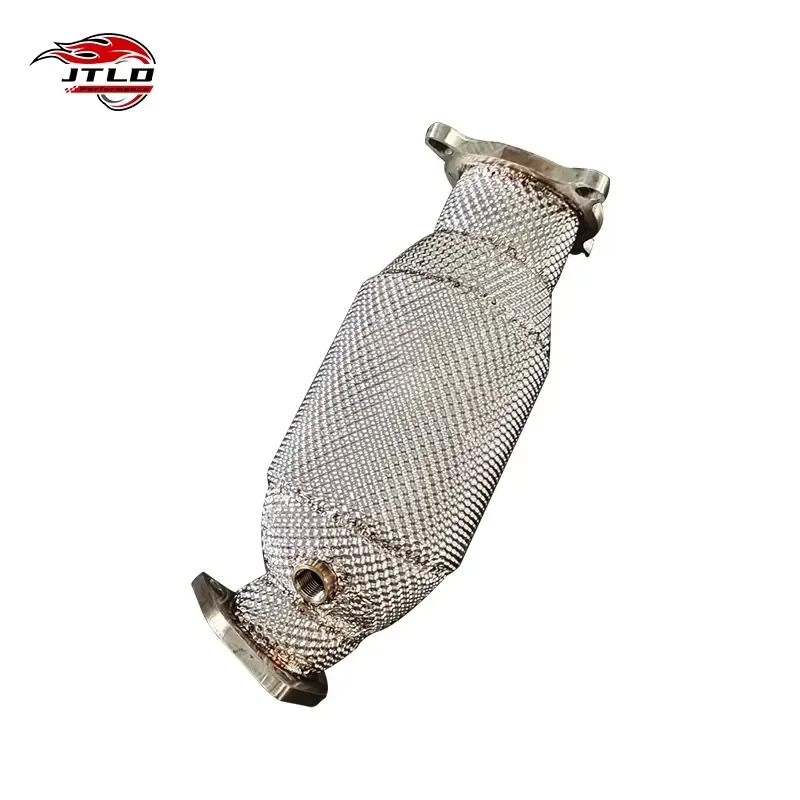 Stainless Steel Downpipe Front Pipe for 2018 AUDI Q5 B9 2.0T High Flow Performance Exhaust Upgrade Without OPF