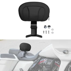 Motorcycle Front Driver Rider Backrest Pad Mounting For Harley Touring Street Glide Electra Glide Road King Special 2009-2022