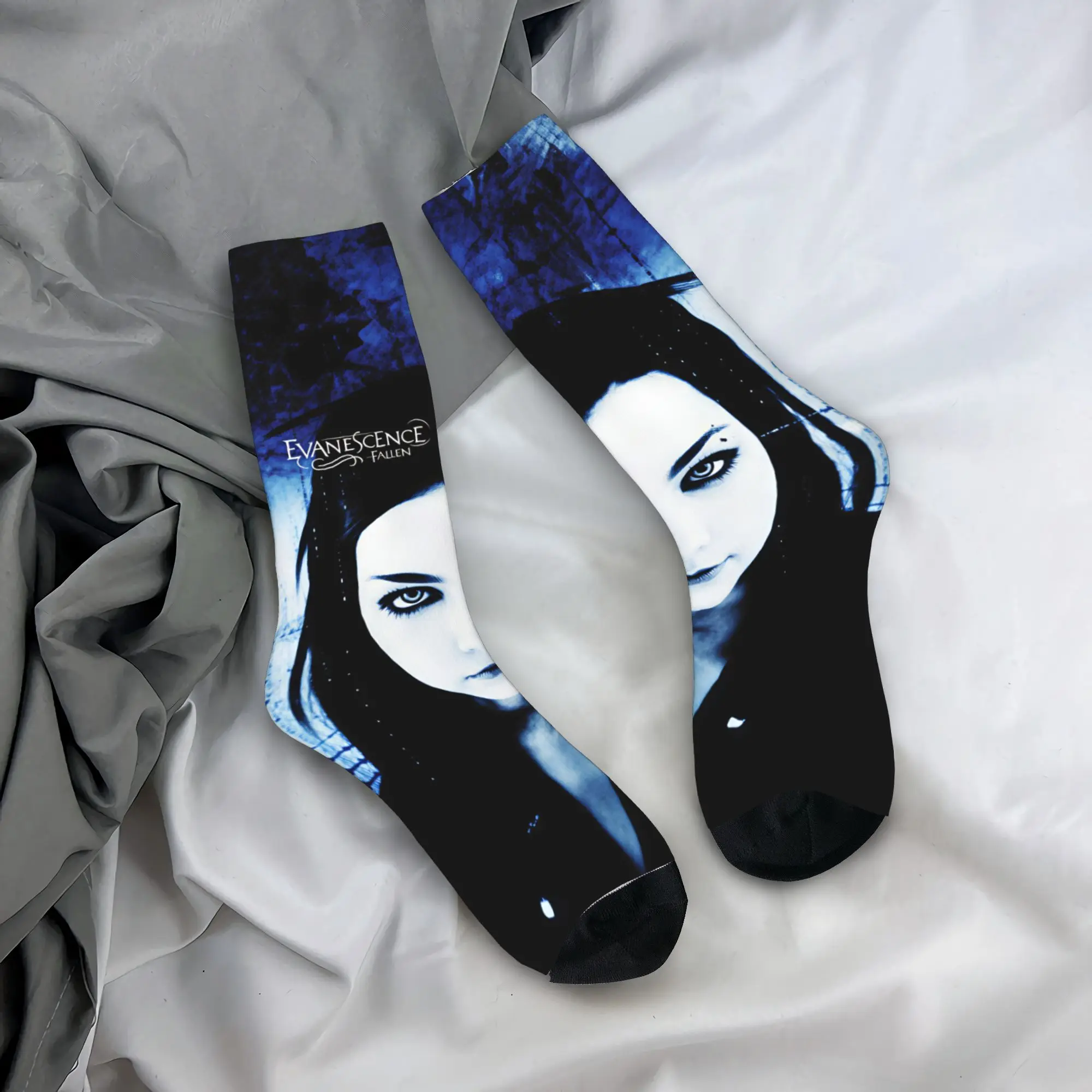 

Men Socks Evanescence Band Stockings Autumn Vintage Breathable Socks Design Cycling Anti Bacterial Socks