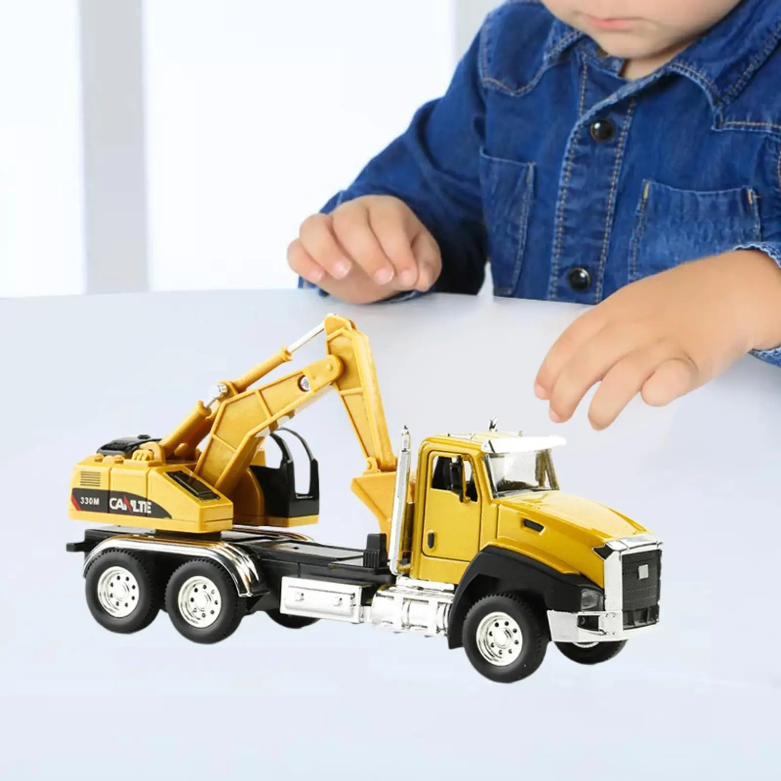 

1/50 Scale Diecast Truck Creativity Construction Vehicle Toy for Sand Garden