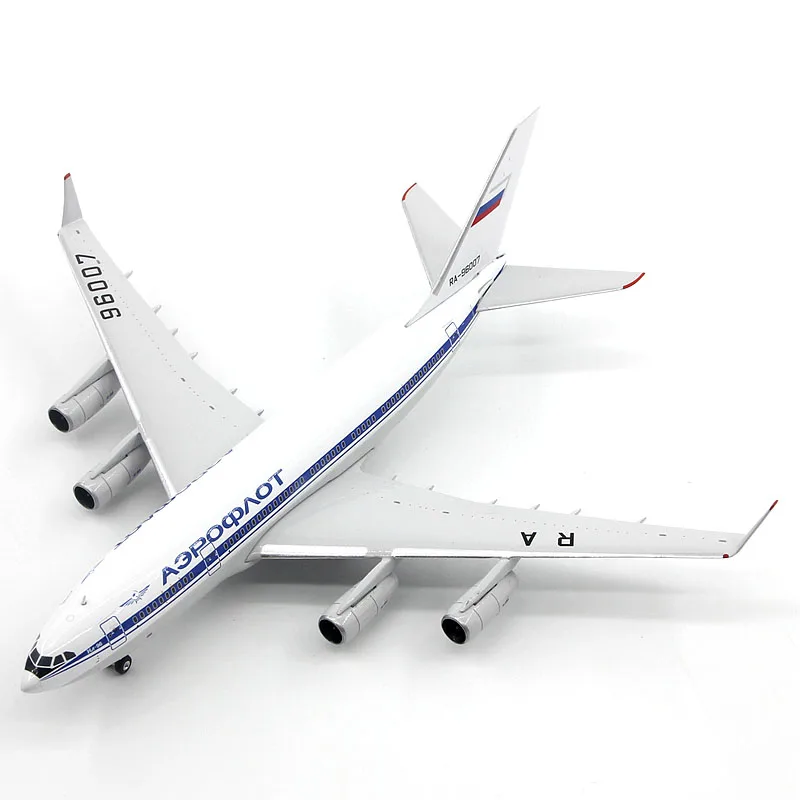 Diecast 1:400 Scale Airplane Model Aeroflot IL-96-300 Original Finished Alloy Model Simulation Static Collectible Toy Gift