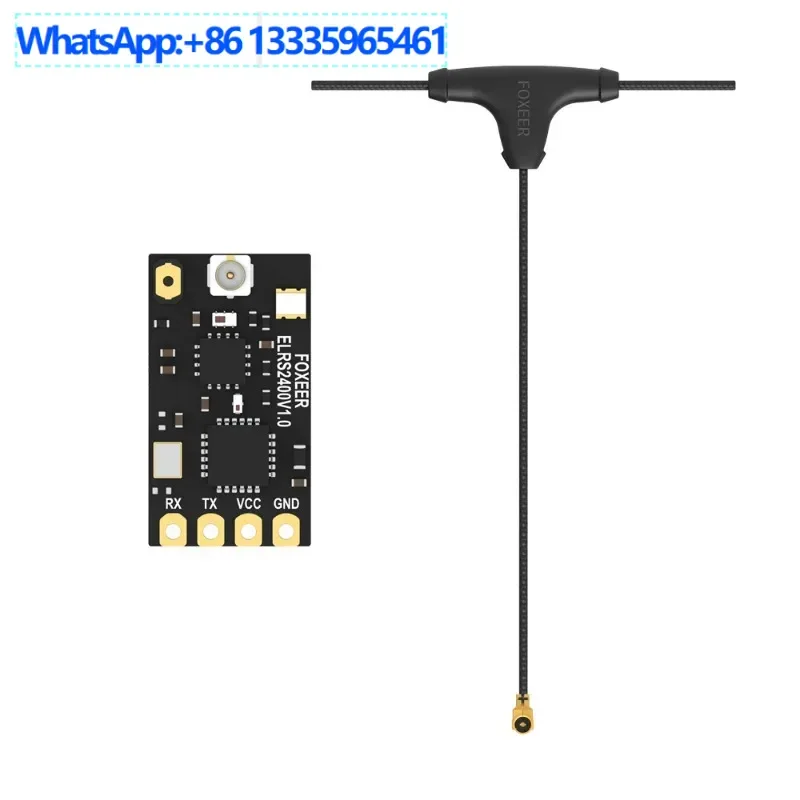 

2PCS FOXEER ELRS receiver 2.4G traverser FPV with T antenna PA + LNA