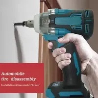 Fit Makita TW004G 630N.m Brushless Screwdriver Machine Cordless Electric Screwdriver Rechargable Drill Driver 18V Battery