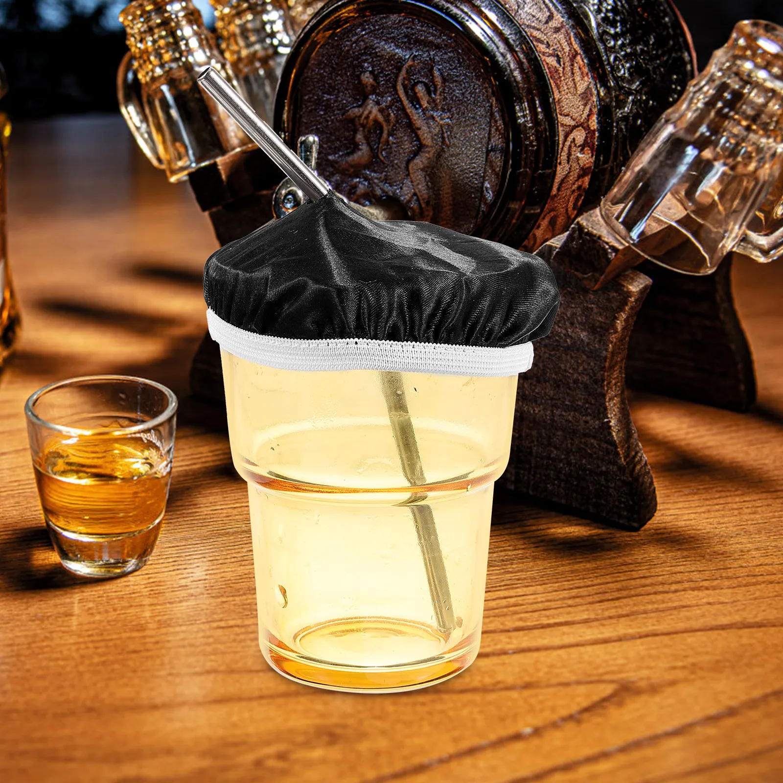 10Pcs Reusable Drink Covers Universal Cup Covers Elastic Protection for Alcohol Safety Drink Protector Women Cup Cover