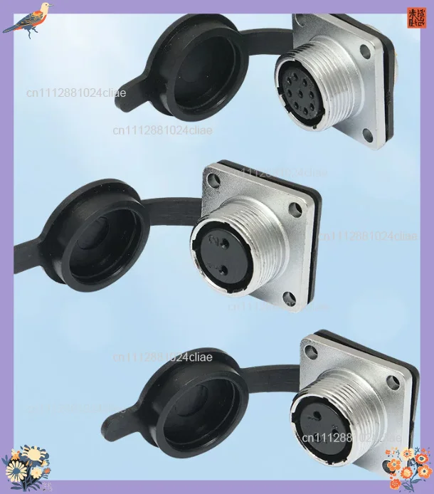 1PC   Aviation socket P20F-2H, P20F-3H, P20F-4HP20F-5H
