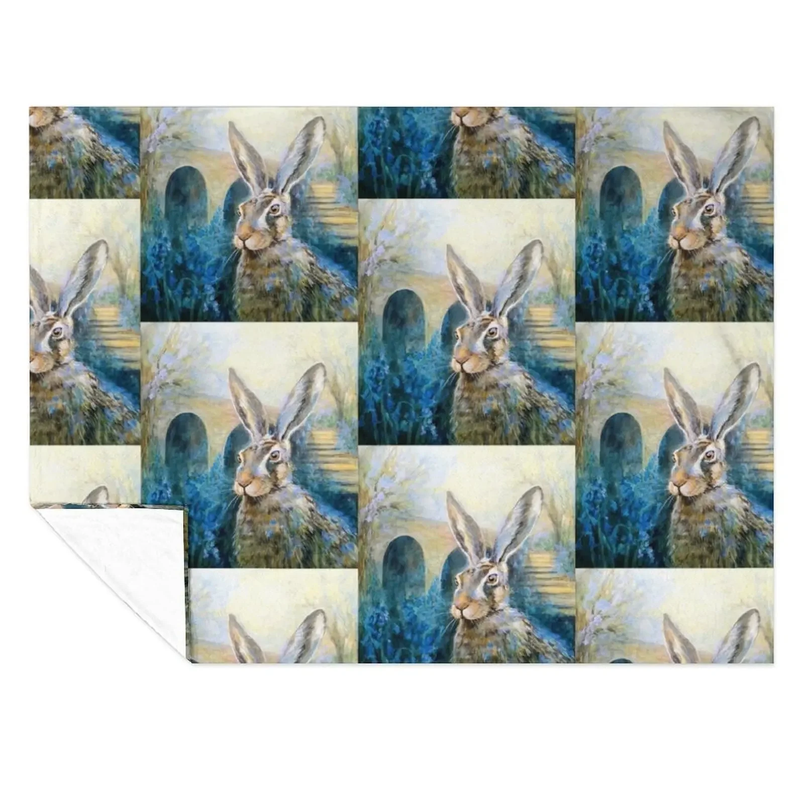 

Bluebell Hare Throw Blanket Soft Plush Plaid Luxury Brand valentine gift ideas Luxury Thicken Blankets