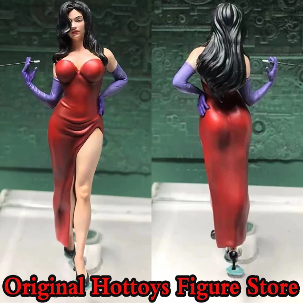 

In Stock 1/18 Scale Female Soldier Red Dress Beauty Mini Paint Sculpture Full Set About 9cm Action Figure Model Doll Collection