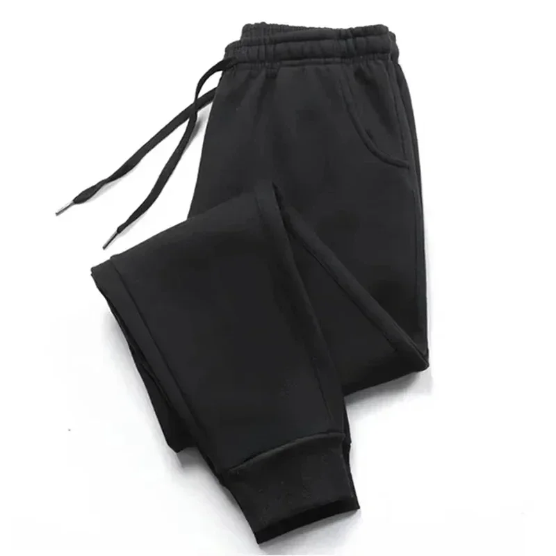 Men's fashionable letter printed sports pants, comfortable and warm jogging pants, men's outdoor home pants