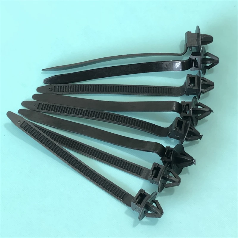 10/20/40Pcs Car Nylon Tie Wrap Cable Fixed Fasteners Clips Black Car Cable Fastening Zip Strap For All cars 92mmx5mm