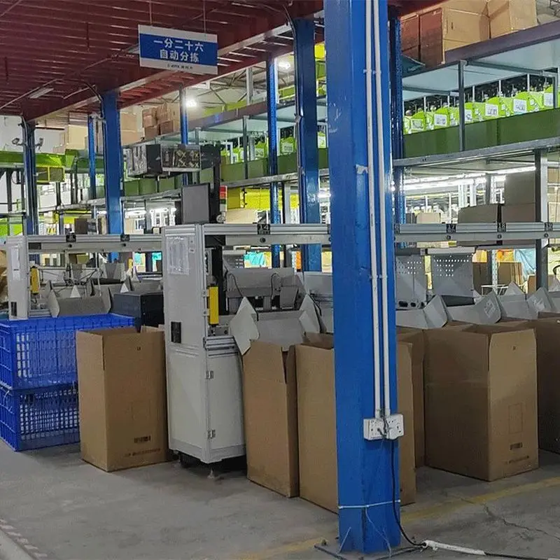 Macchina di smistamento adatta per il smistamento di pacchi di magazzino logistico, pesatura e scansione espressa, attrezzature di smistamento automatico