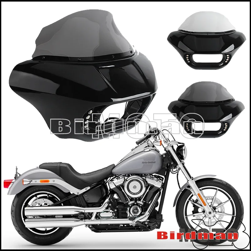 

Обтекатель передней фары мотоцикла с указателем поворота, светодиодный DRL-светильник для Harley Softail Low Rider S 114 117 FXLRS 2020-2025