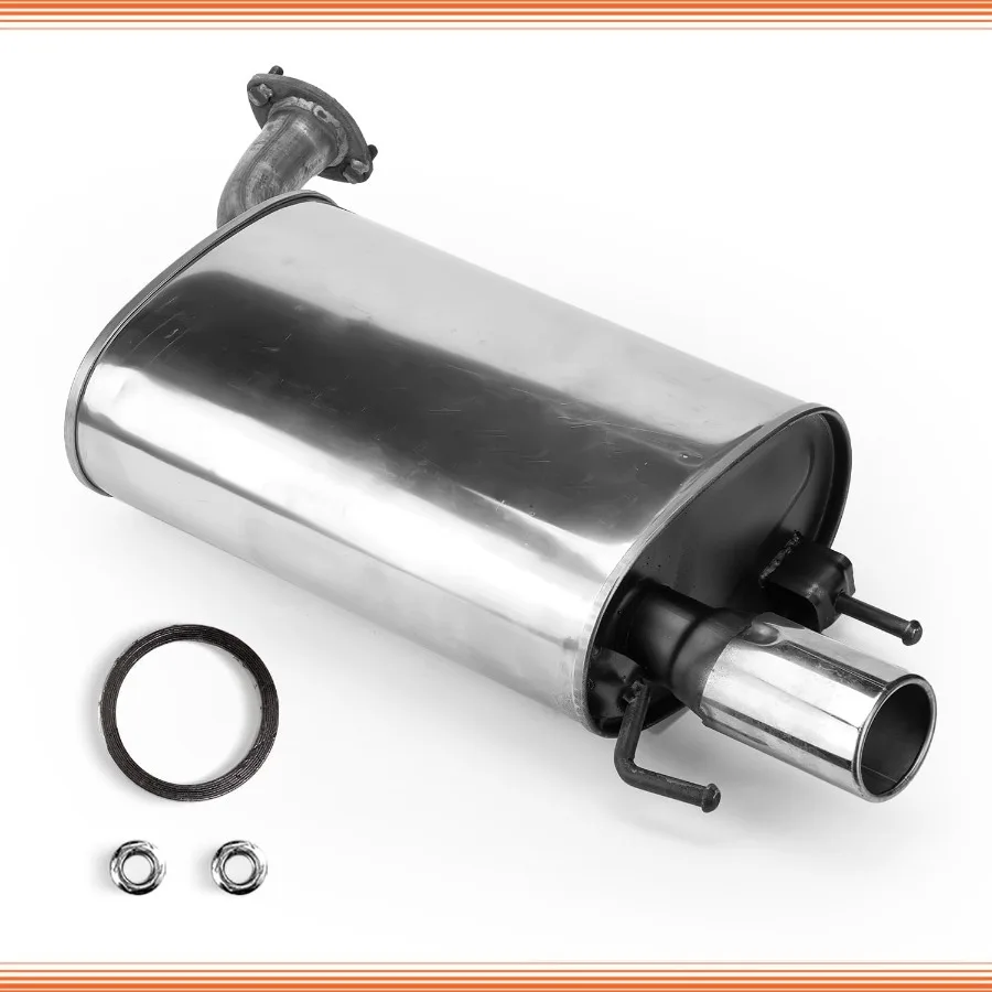 

Задний глушитель для Camry 20072011 года, 2,4 л, 2,5 л, с трубкой в сборе, компонент выхлопной трубы, совместимый с автомобилем Exhau