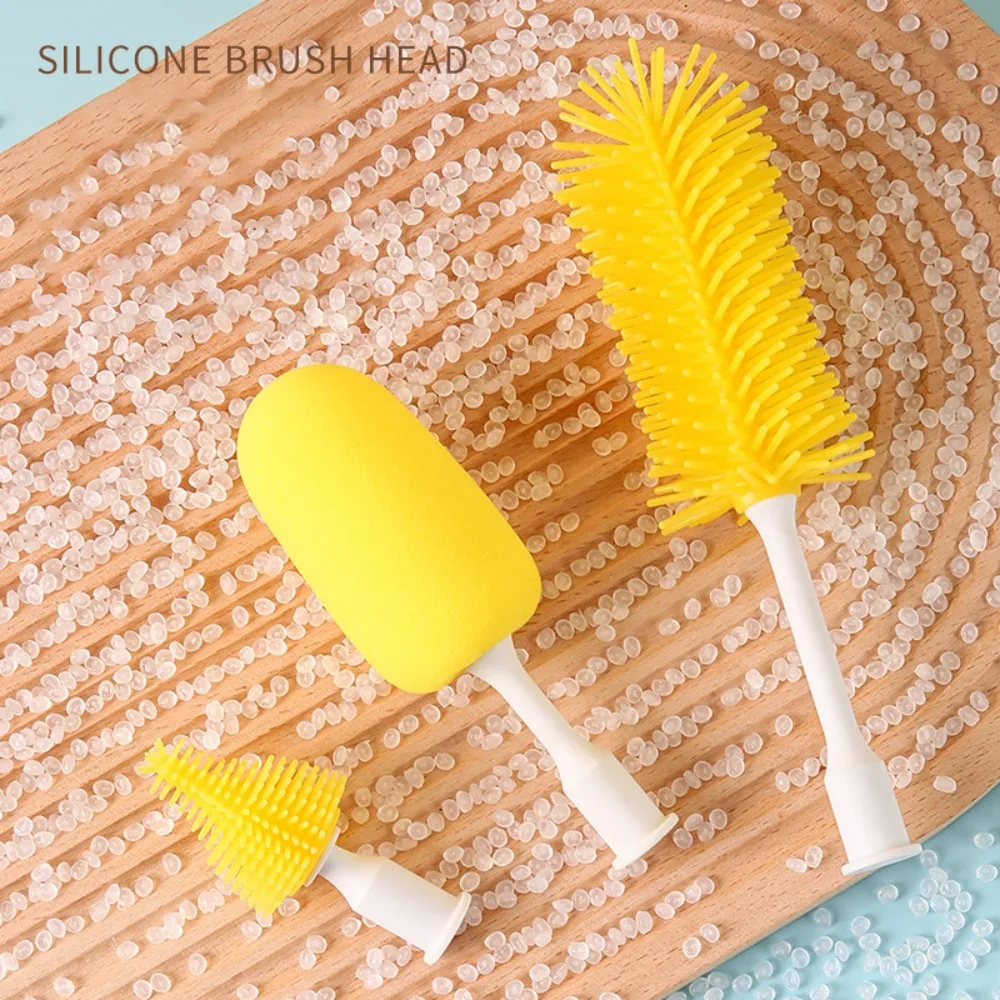 

Новый электрический набор щеток для бутылок соски, перезаряжаемая 360-градусная щетка для бутылок, многофункциональный силиконовый инструмент для чистки кухни