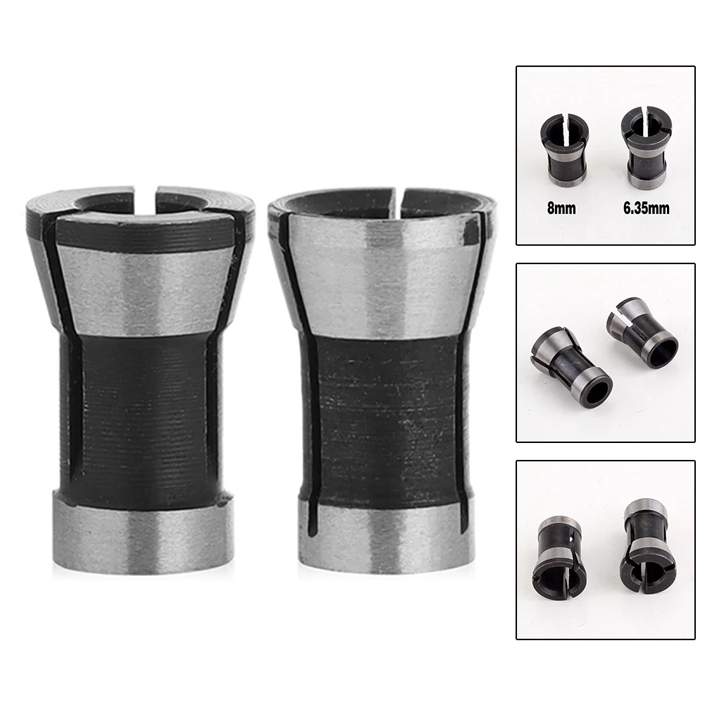 For Engraving Engraving Machine Chuck 6.35mm Chuck Black Collet Collet Conversion Electric Router Collet For Carving Machine
