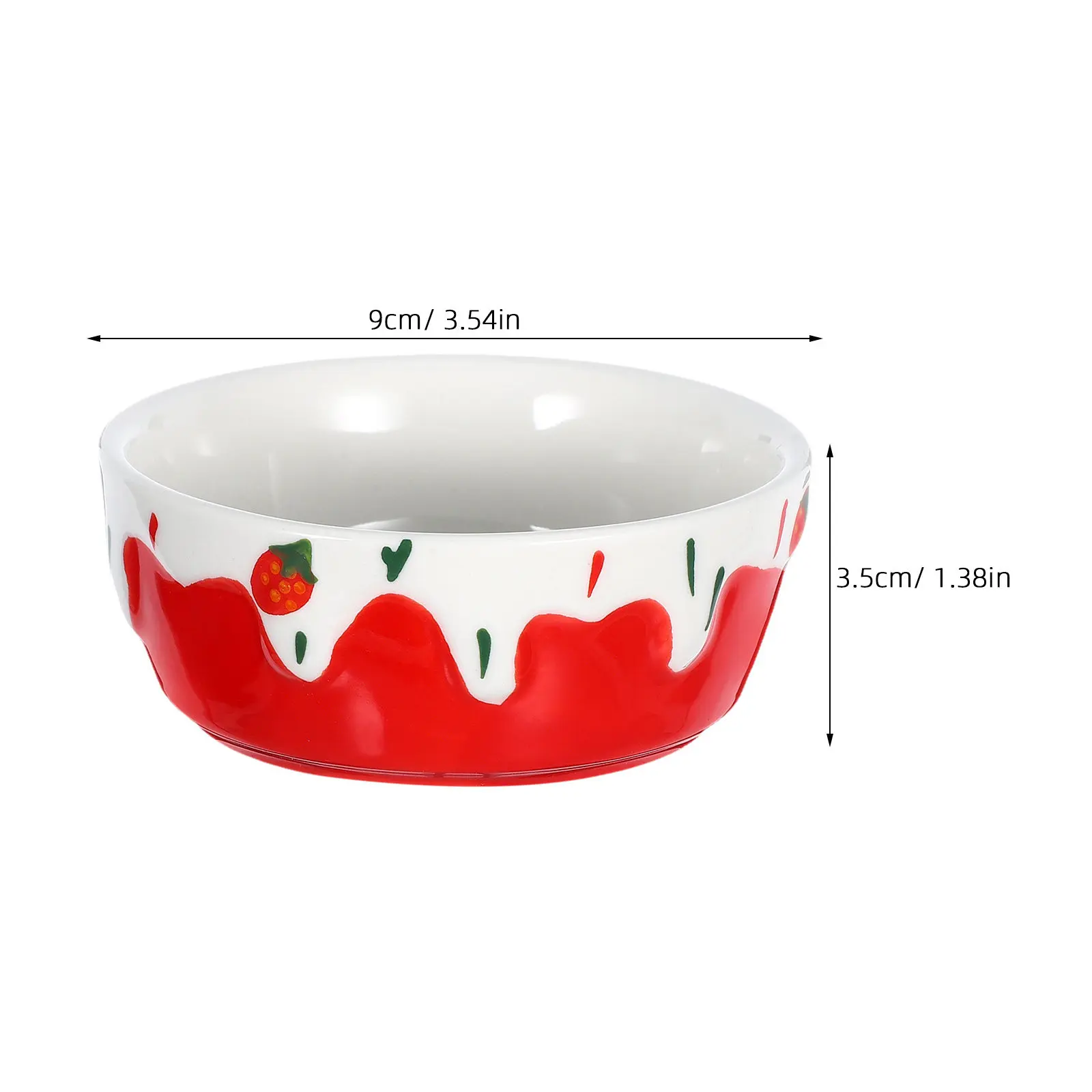 Small Animal Ceramic Food Bowl Anti-Spill Feeding Station for Hamsters Guinea Pigs Chinchillas Rabbits Hedgehogs view 6